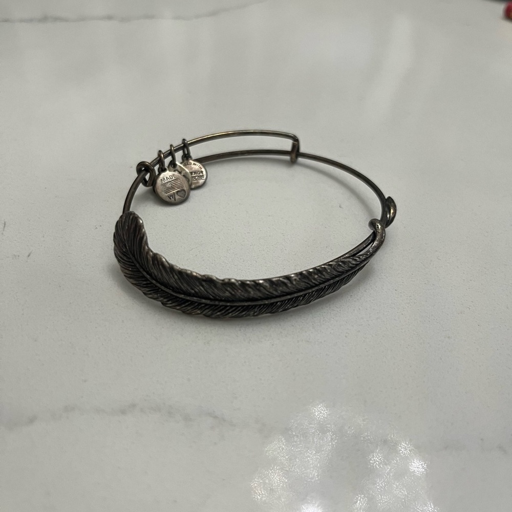 Alex and ani feather bracelet